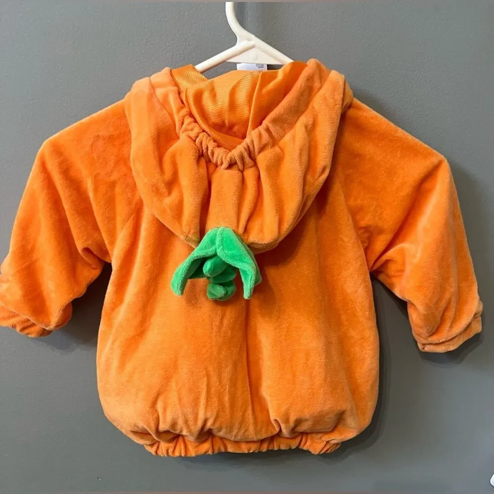 Target Kids' Jack-O'-Lantern Costume - Orange and Green Sz 12 -18 mos